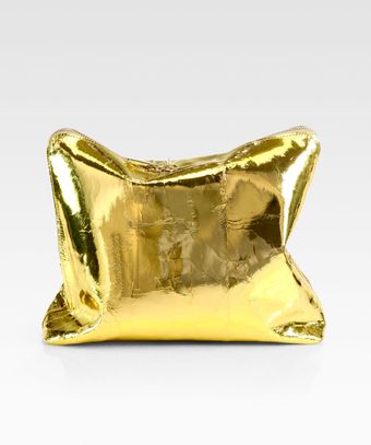 3.1 Phillip Lim 31 Minute Crinkled Metallic Medium Clutch - Lyst