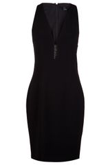 Alexander Wang Slim Fitted V Neck Dress
