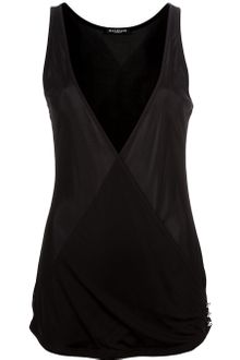 Balmain Wrap Vest Top - Lyst