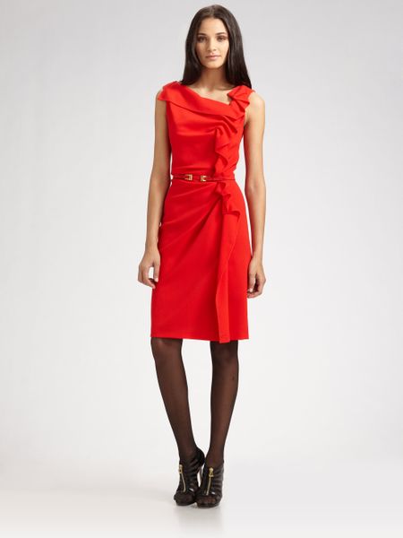 carolina herrera red gown