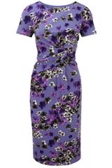 Cc Petite Trailing Flower Jersey Dress