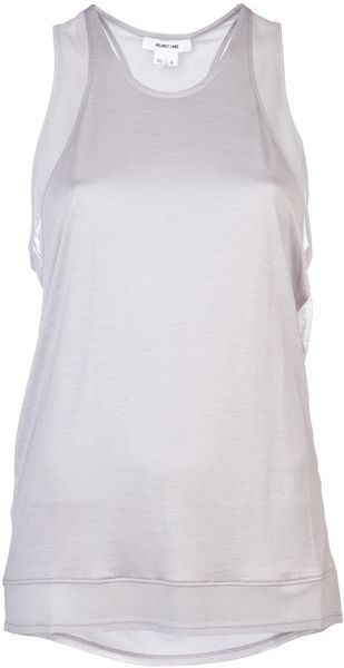 Helmut Lang Jersey Tank - Lyst
