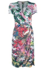Issa Floral Print Wrap Dress