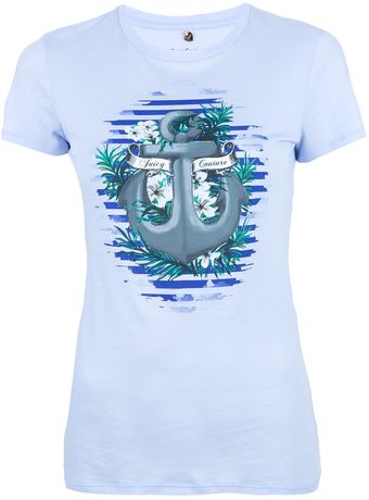 Juicy Couture Anchor T-Shirt - Lyst