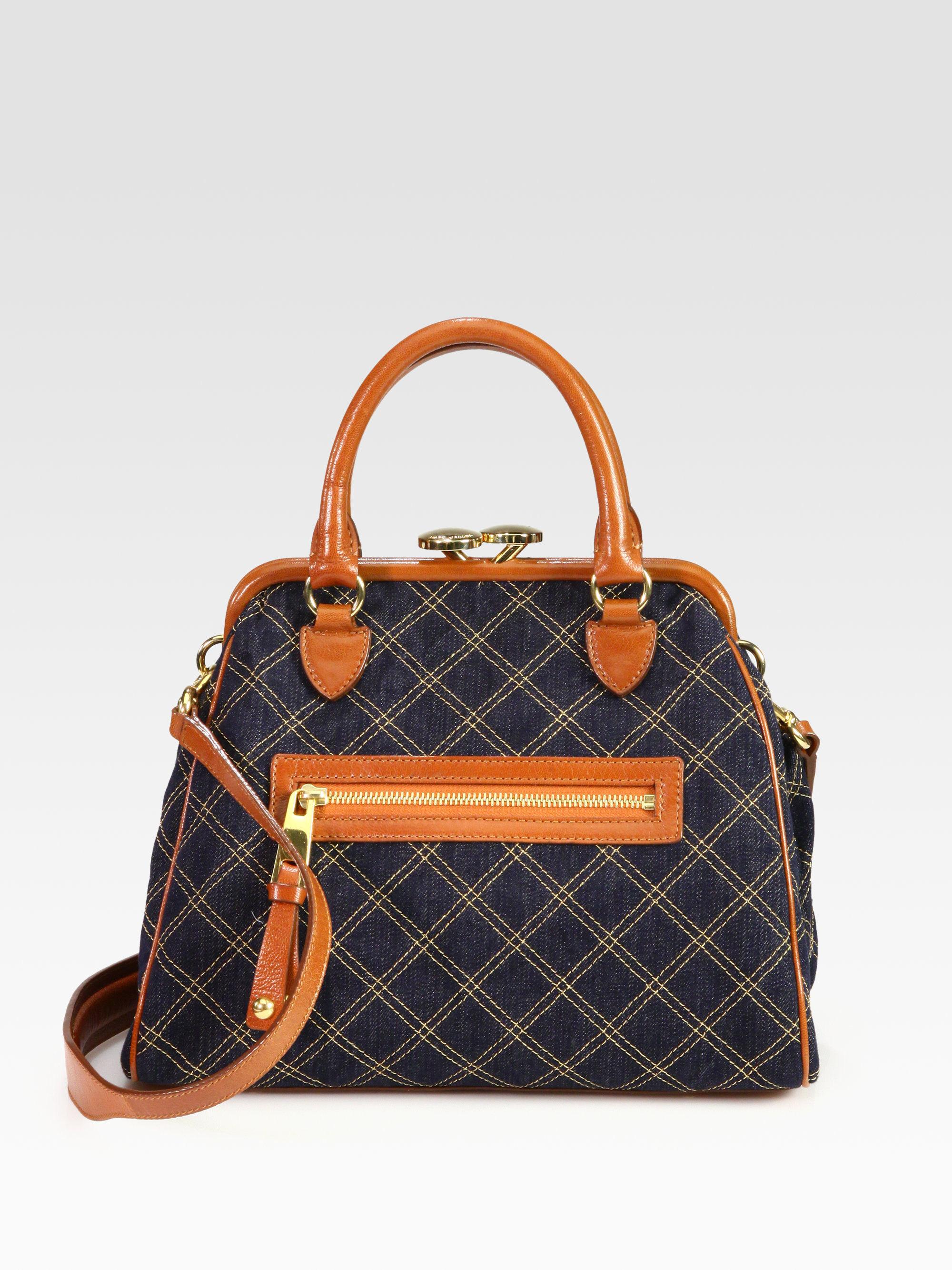 marc jacobs mini tote bag denim