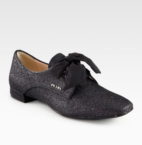 prada glitter shoes
