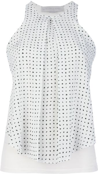 Stella McCartney Racer Back Vest - Lyst