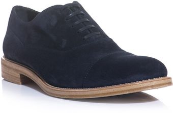Tod's Suede Laceup Shoes - Lyst