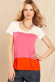 Tommy Hilfiger Short Sleeve Colorblock Tee - Lyst