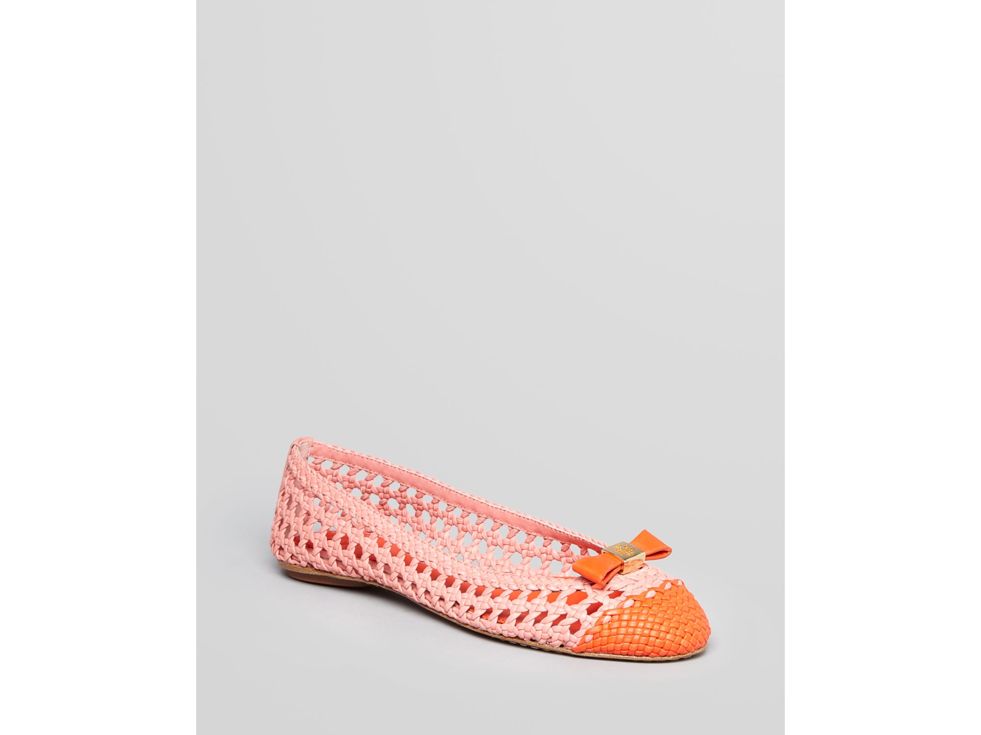 tory burch cap toe flats