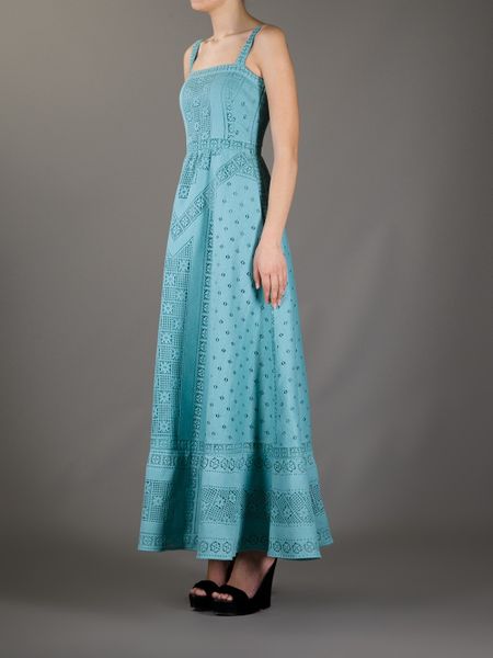 valentino blue gown