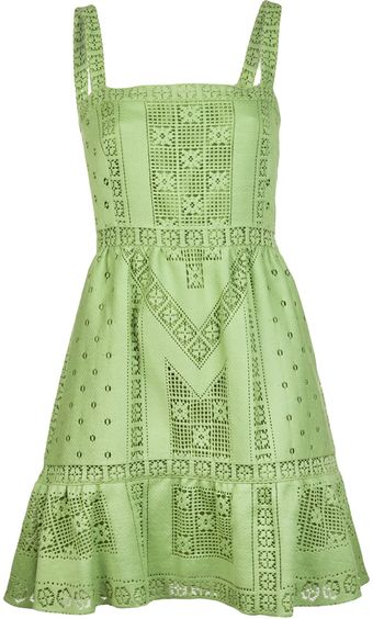 Valentino Stretch Lace Dress - Lyst