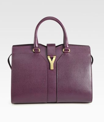 Yves Saint Laurent Ysl Cabas Chyc Medium Top Handle Bag - Lyst