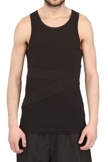 Adidas Slvr Cotton Jersey Banded Tank Top - Lyst