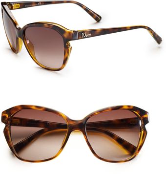 Dior Modified Plastic Catseye Sunglasses - Lyst