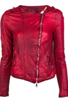 Giorgio Brato Distressed Biker Jacket - Lyst