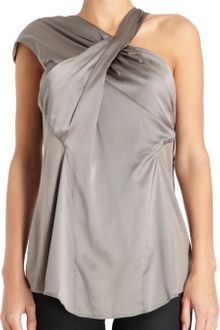 Helmut Lang Asymmetric Cross Front Tank - Lyst