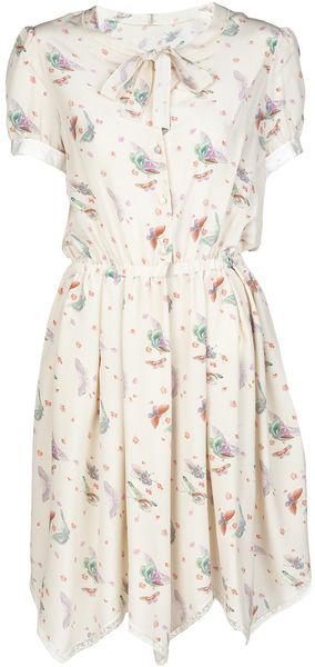 Nina Ricci Butterfly Shirt Dress - Lyst