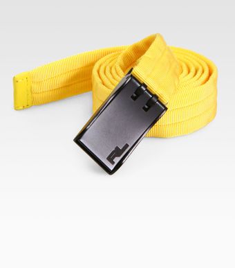 Ralph Lauren Padded Web Belt - Lyst