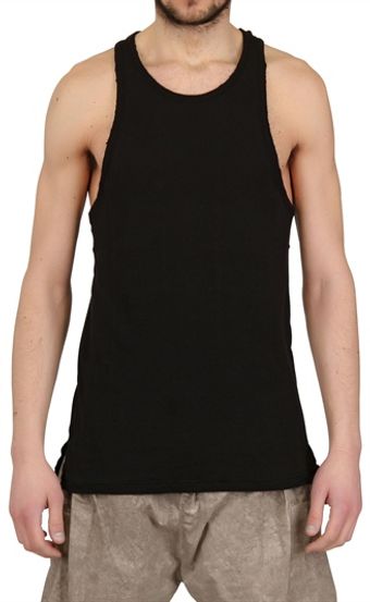 Silent By Damir Doma Washed Rib Jersey Tank Top - Lyst