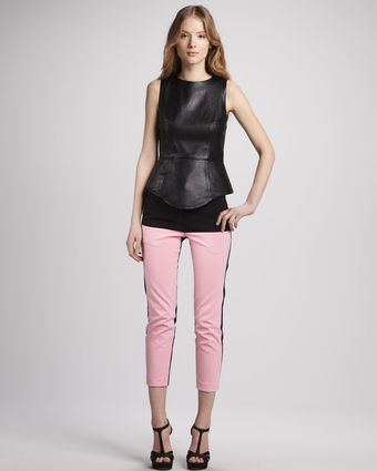 Tibi Colorblock Cropped Pants - Lyst
