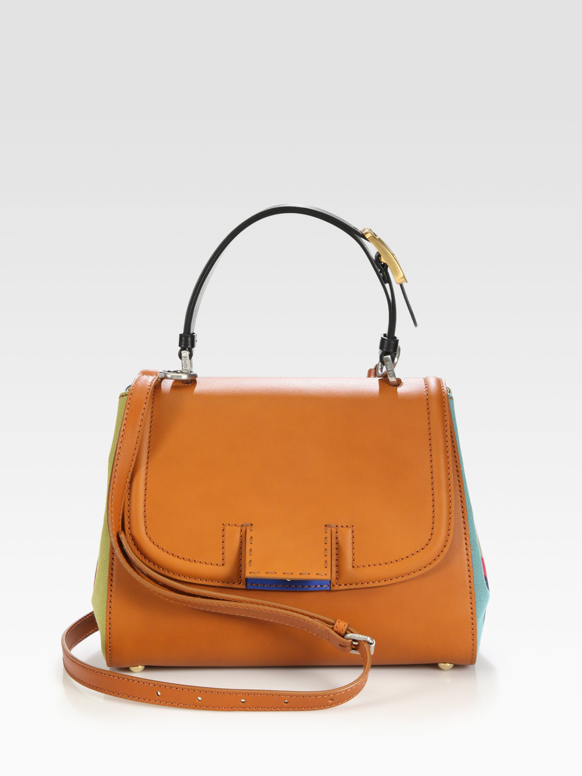 fendi pequin shoulder bag