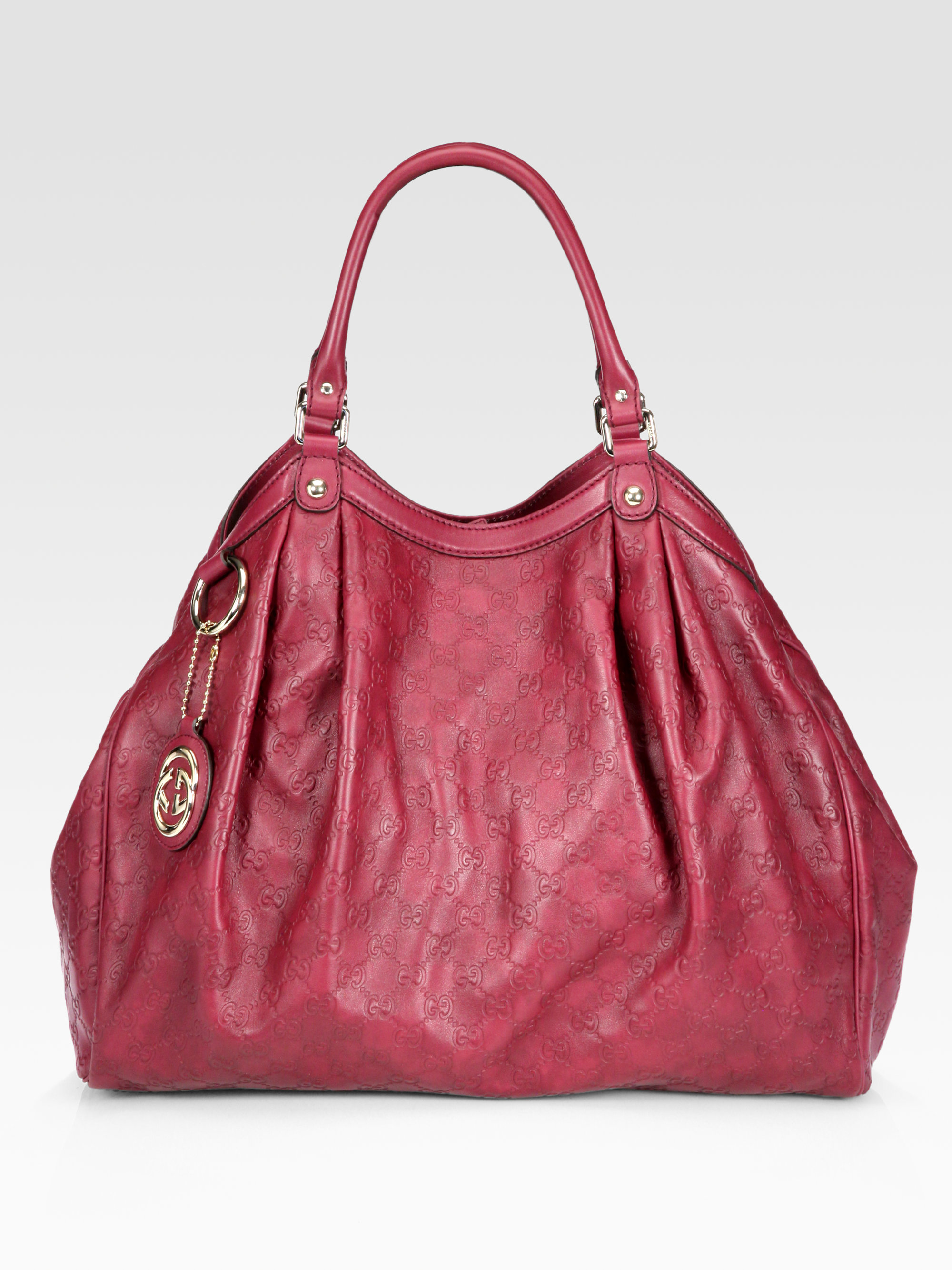 Gucci Sukey Gg Large Tote Bag in Purple (cherry) | Lyst