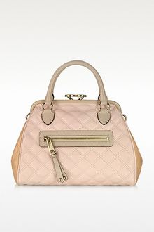 Marc Jacobs Mini Stam Colorblock Quilted Leather Satchel - Lyst