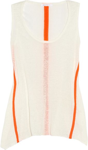 Duffy Asymmetric Linenblend Tank - Lyst