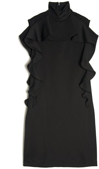 Givenchy Sleeveless Ruffle Tunic Dress - Lyst