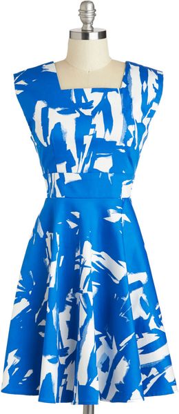 ModCloth Gallery Gal Dress - Lyst