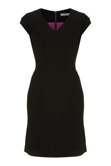 Andrew Marc Fluted Hem Shift Dress - Lyst