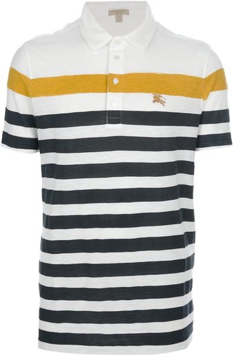 Burberry Brit Striped Polo Shirt - Lyst
