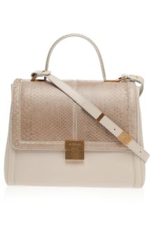 Elie Saab Python and Calfskin Large Bag - Lyst