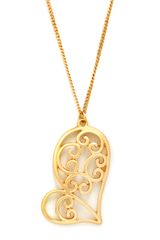 ModCloth Doodle Love Me Necklace