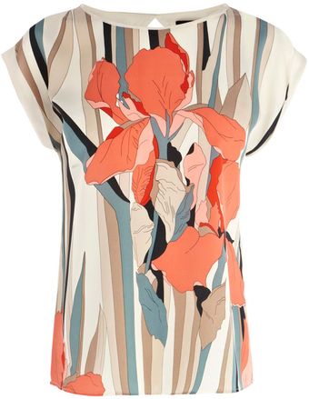 Oasis Iris Placement Tee - Lyst
