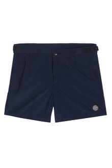 Stone Island Cotton Basic Swim Shorts - Lyst