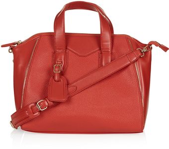 Topshop Winged Zip Detail Handbag - Lyst