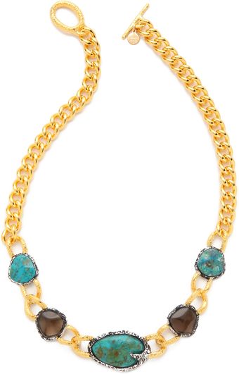 Alexis Bittar Cordova Link Chrysocolla Necklace - Lyst