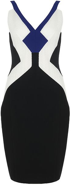 Antonio Berardi Mesh Panel Dress - Lyst
