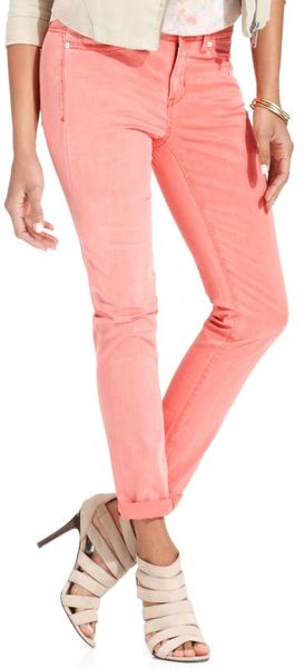 Calvin Klein Jeans Skinny-Leg Cuffed Wash - Lyst