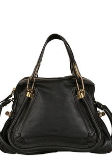 Chloé Medium Paraty Grained Leather Top Handle - Lyst