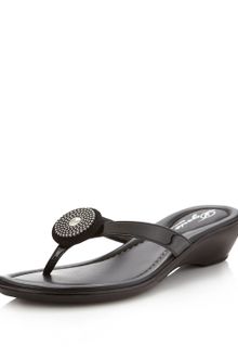 Dezario Myra Thong Wedge Sandal - Lyst