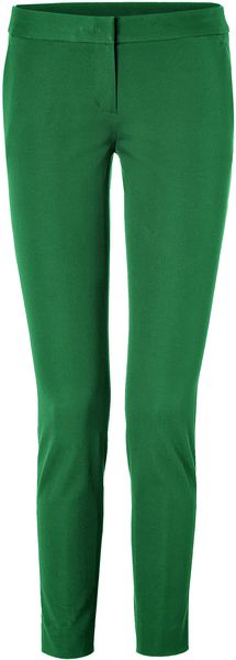 DKNY Cottonblend Chino in Vibrant Green - Lyst