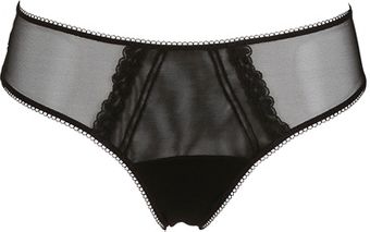 La Perla Techno Lace and Mesh Briefs - Lyst