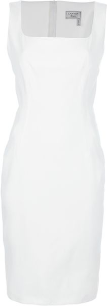 Lanvin Sleeveless Dress - Lyst