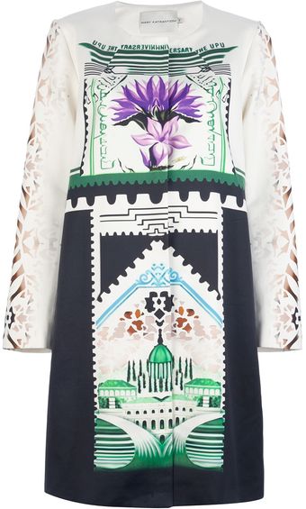 Mary Katrantzou Botanist Coat - Lyst