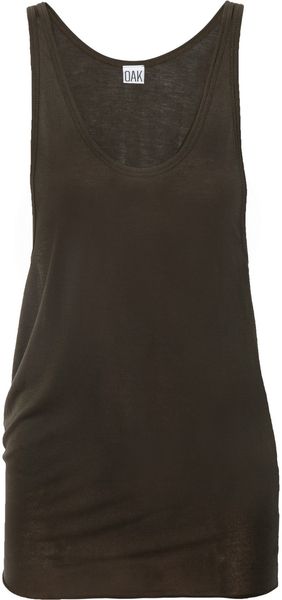 Oak Jersey Tank - Lyst