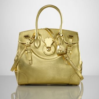 Ralph Lauren Metallic Soft Ricky Bag - Lyst