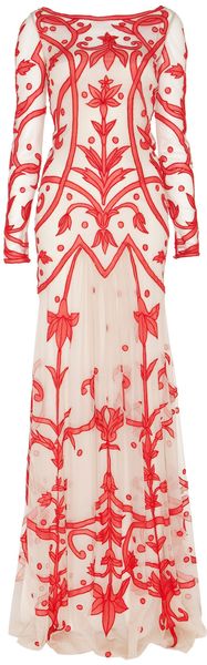 Temperley London Long Francine Tattoo Dress - Lyst